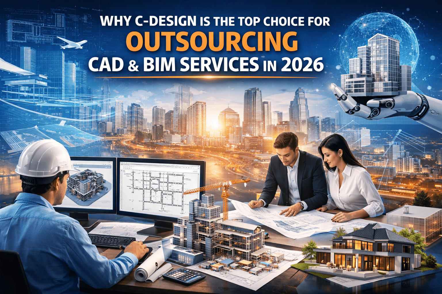 Why C-Design Is the Top Choice for Outsourcing CAD & BIM Services in 2026