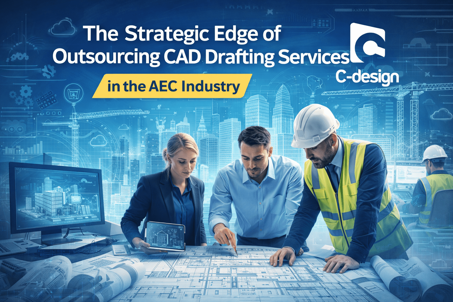 The Strategic Edge of Outsourcing CAD Drafting Services in the AEC Industry