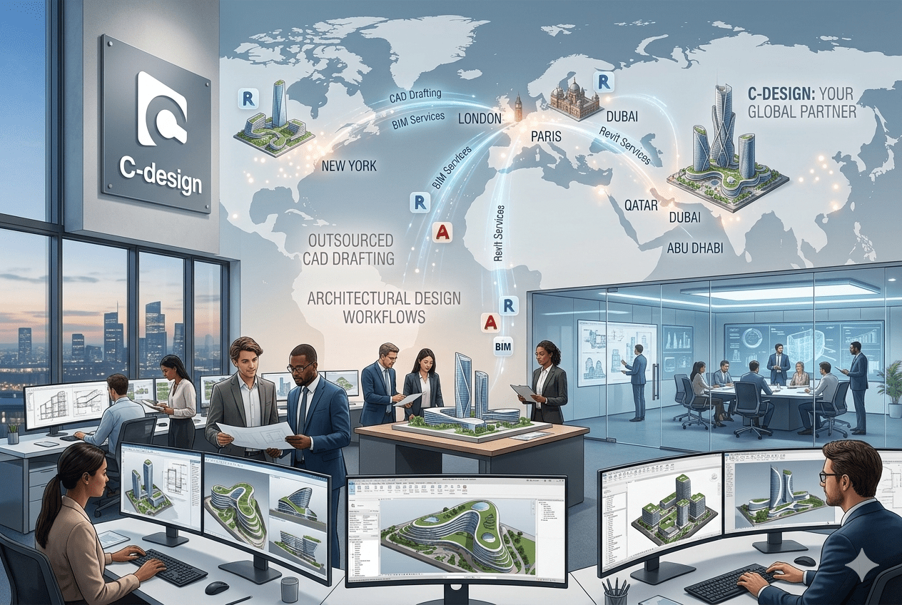 Outsourced CAD Drafting in Modern Architectural Design Workflows