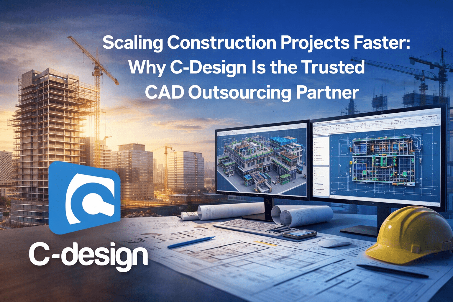 Scaling Construction Projects Faster: Why C-Design Is the Trusted CAD Outsourcing Partner