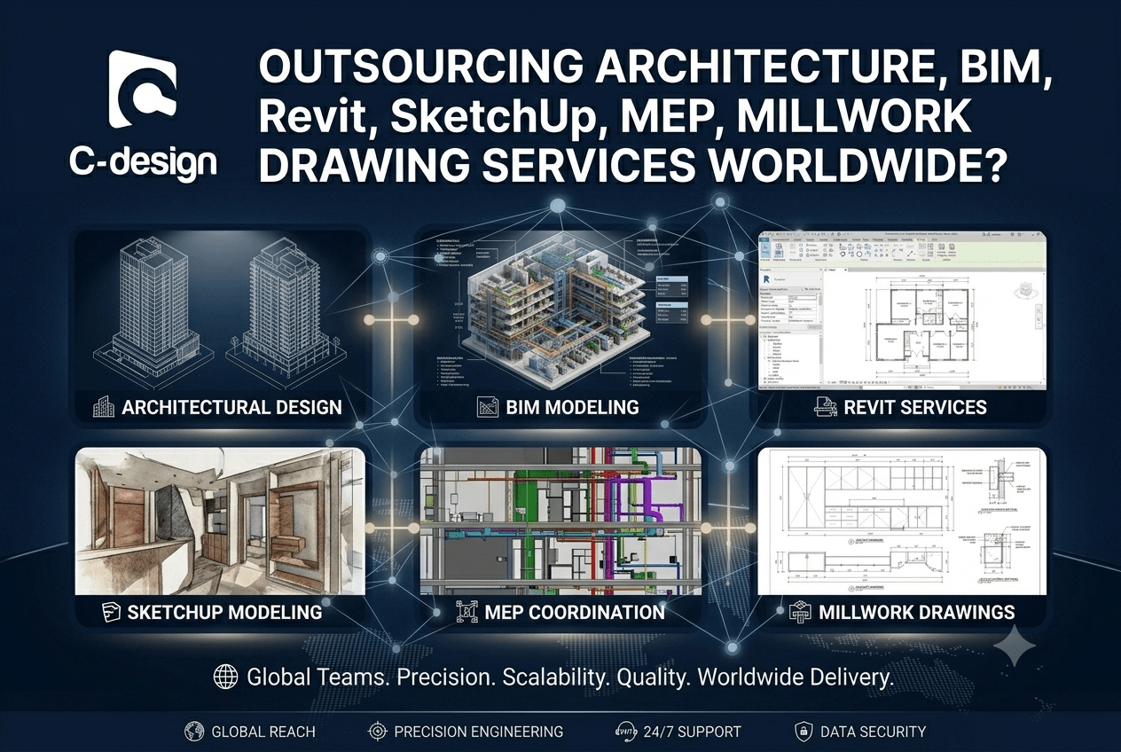 What Makes C-Design a Trusted Partner for Architectural Drafting Services Worldwide?