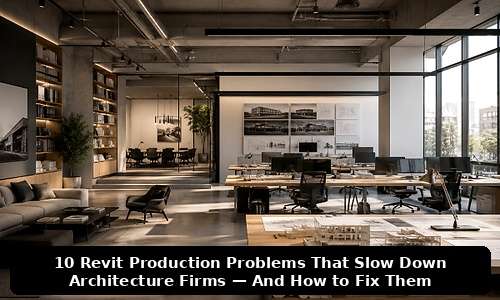 10 Revit Production Problems That Slow Down Architecture Firms — And How to Fix Them