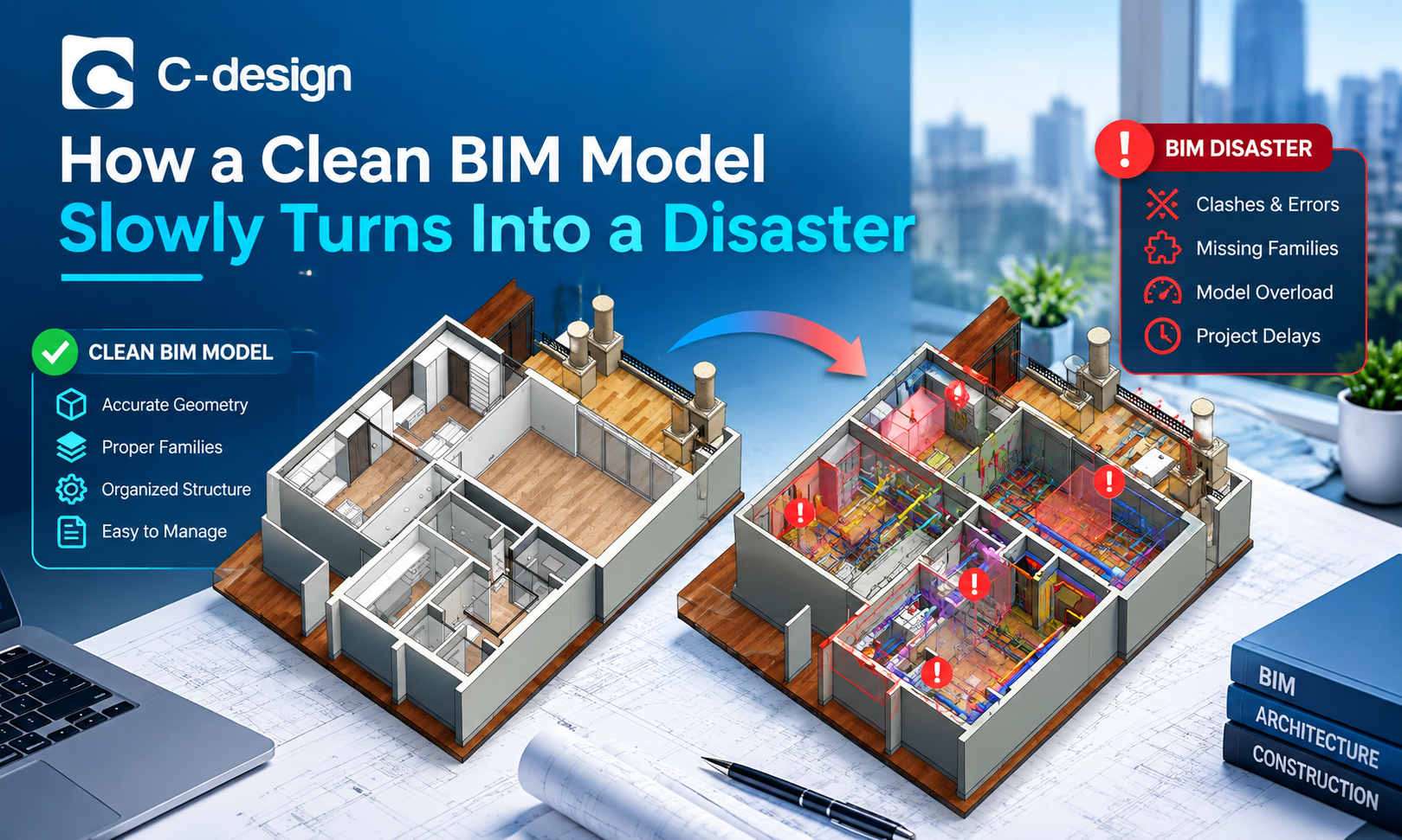 How a Clean BIM Model Slowly Turns Into a Disaster| Outsourcing CAD Works